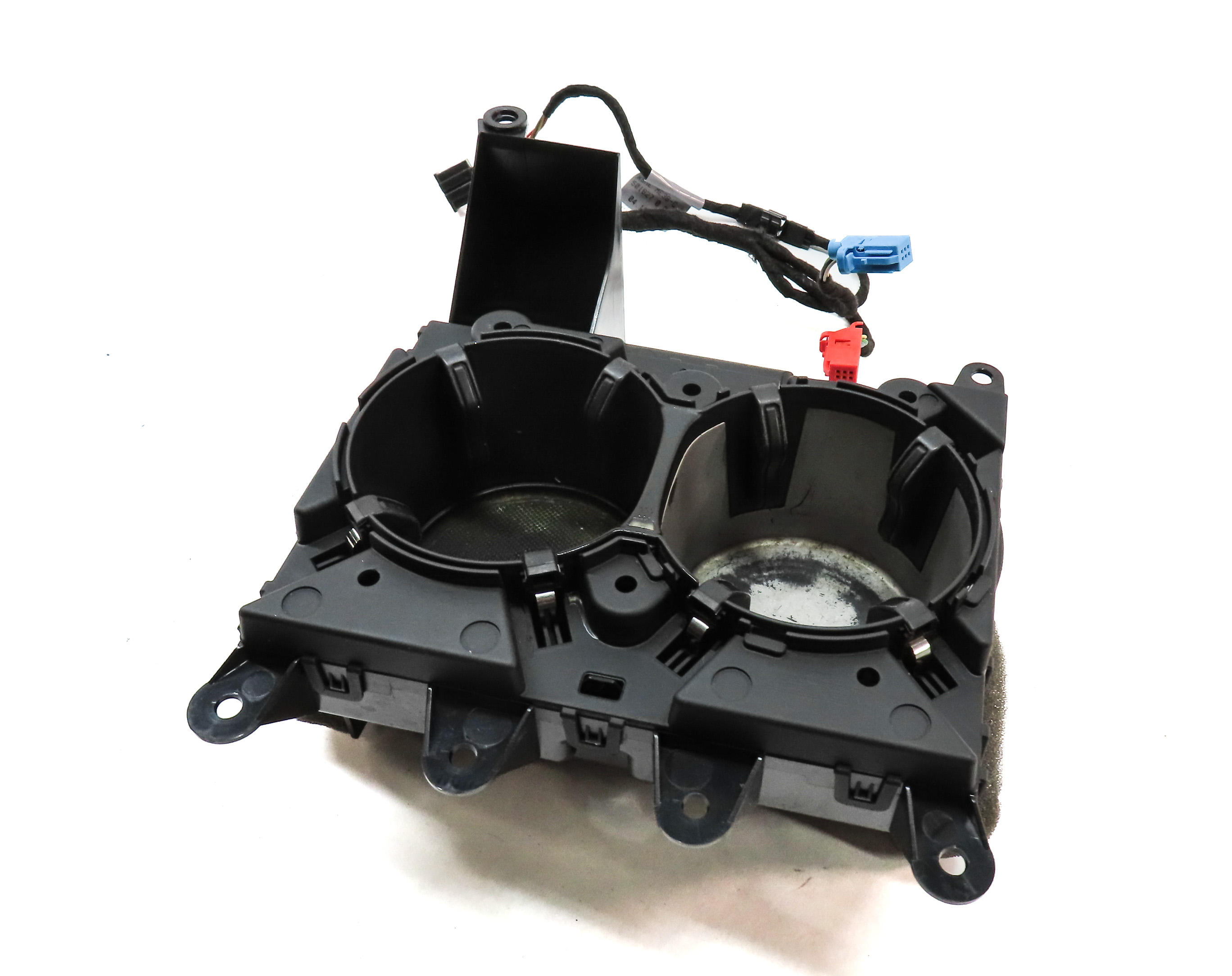 2014 AUDI SQ5 (B8 8R) FRONT CENTER CONSOLE HEATED/COOLED CUPHOLDER INSERT — exact item pictured